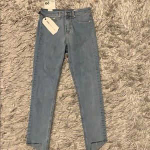 Rag and Bone High Rose Ankle Skinny Jeans